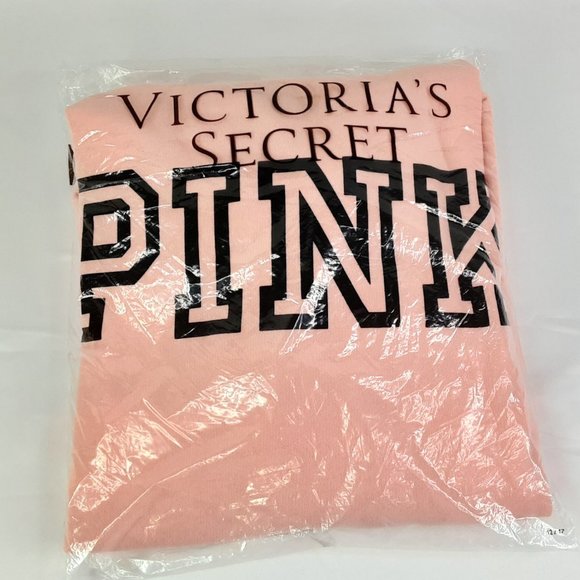 VICTORIA'S SECRET 'PINK' VARSITY LOGO FLEECE SWEATSHIRT - Picture 12 of 14